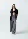 Pantalon 431G080 Negro Puro Talla M Mujer 431G080 Naf Naf