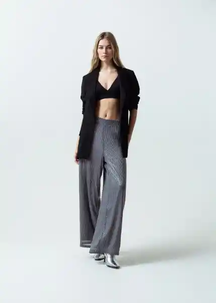 Pantalon 431G080 Negro Puro Talla M Mujer 431G080 Naf Naf