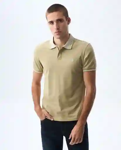 Camiseta Hombre Beige Talla S 801G000_BEI161110 Americanino