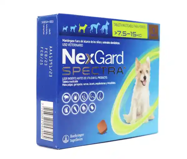 Nexgard Antipulgas para Perro Spectra
