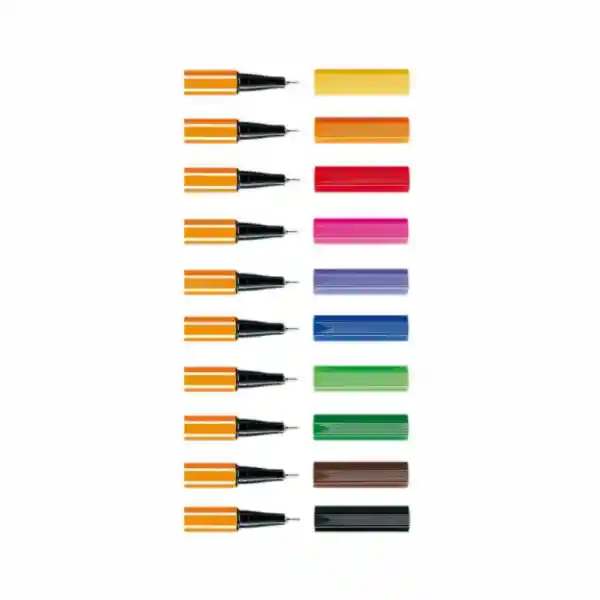 Stabilo Plumígrafo Point 88 Estuche 10 Colores Surtidos