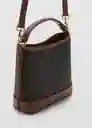 Bolso P Isoldo Marrón Talla 99 Mujer Mango
