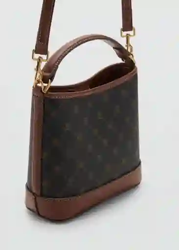 Bolso P Isoldo Marrón Talla 99 Mujer Mango