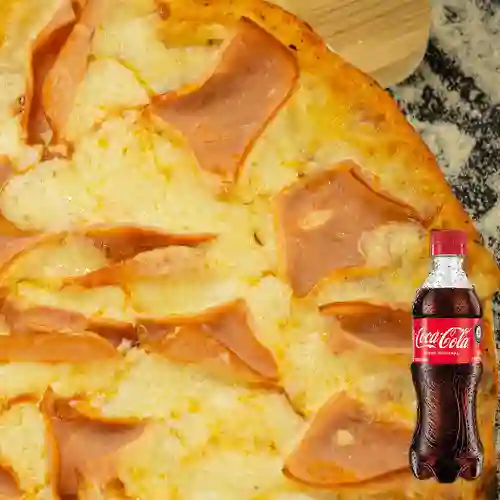 Combo Jamón y Queso + Coca Cola Original 400 ml