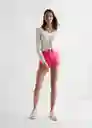 Short Frilled Fucsia Talla 21 Mango Teen Girl Mango