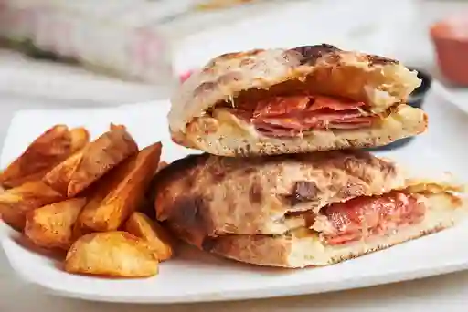 Sándwich Italiano con Papas