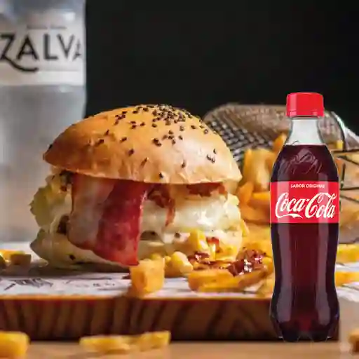 Burger Crispy + Acompañamiento