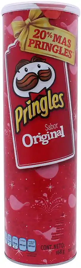 Pringles Oft Papas Original Navidad Gratis 20% De