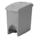 Estra Papelera Pedal Gris de 10 L 4-1047874