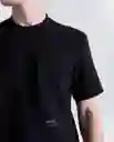 Camiseta Hombre Negro Talla XXL 849G014_NEG194004 Americanino