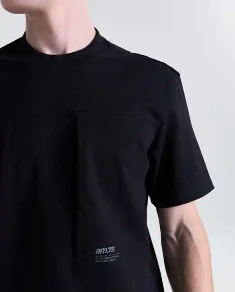 Camiseta Hombre Negro Talla XXL 849G014_NEG194004 Americanino