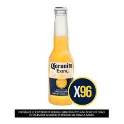 Coronita Cerveza 210 mL por 96 Unidades