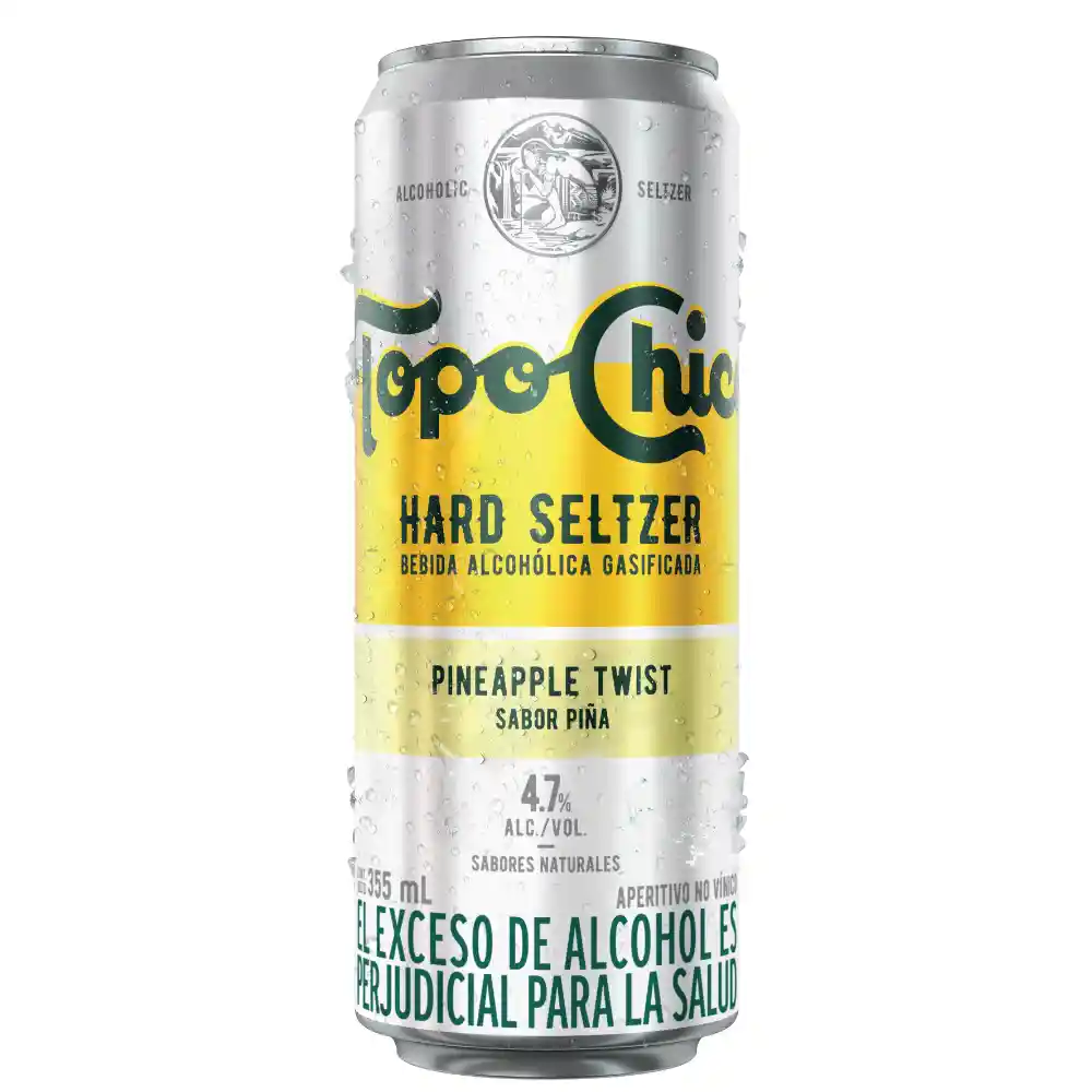 Hard Seltzer TopoChico Sabor Piña 355ml