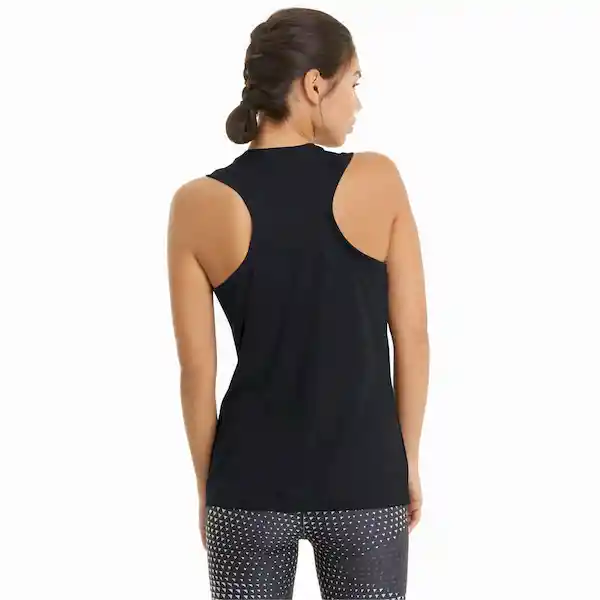 Puma Camiseta Performance Tank Manga Sisa de Mujer Negro Talla L