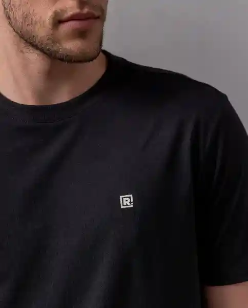 Camiseta Hombre Negro Talla S 100G101_NEG194007 Rifle
