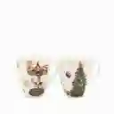 Mug Noche Buena Snow 350 mL Ambiente Gourmet