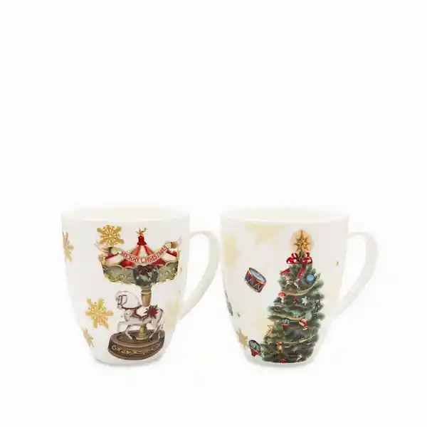 Mug Noche Buena Snow 350 mL Ambiente Gourmet