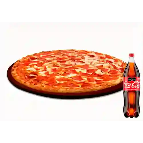 Combo Pizza de Jamón + Coca Cola Original 1.5 L