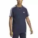 Adidas Camiseta M 3s Sj T Para Hombre Azul Talla L