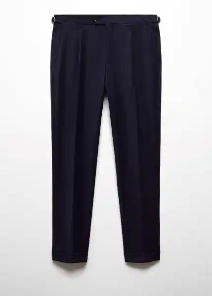 Pantalón Siena Navy 38 Hombre Mango