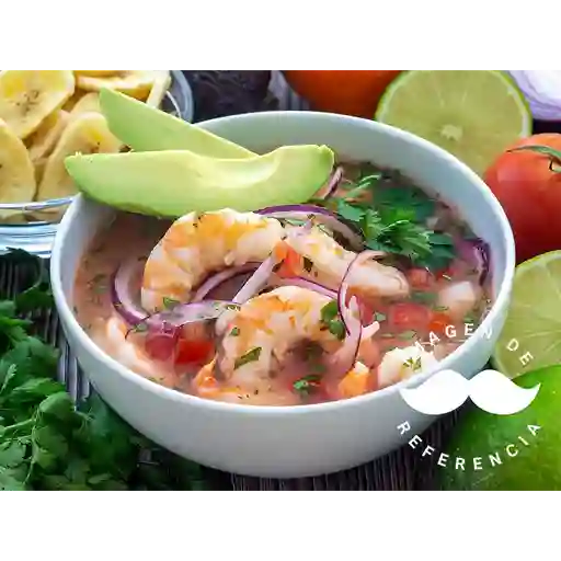 Ceviche de camarones