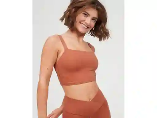 American Eagle Top Deportivo Castaño Talla Medium