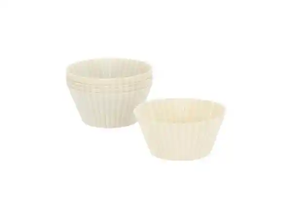 Set Moldes Para Muffin Silicona Blanco Casaideas