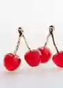 Pendientes Cereza Rojo Talla 99 Mujer Mango