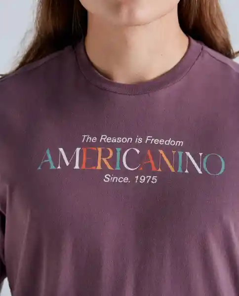  Camiseta Morado Talla Xs 841E001 AMERICANINO 