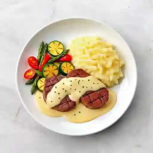 Medallon De Lomo En Salsa De Queso