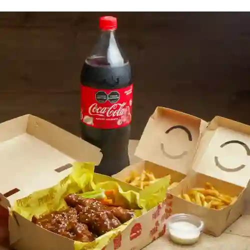 Alitas X16 + 2Papas + Gaseosa 1.5