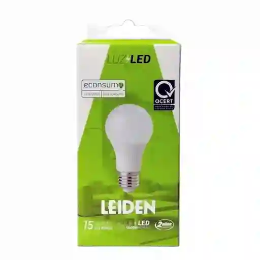 Leiden Bombillo Led Luz Blanca 15W 6000K