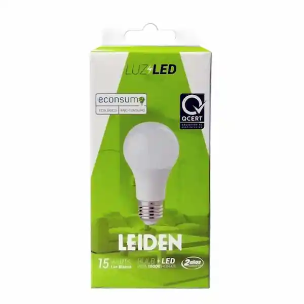 Leiden Bombillo Led Luz Blanca 15W 6000K