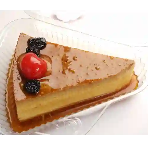 Flan con Caramelo O Leche Asada Porcion