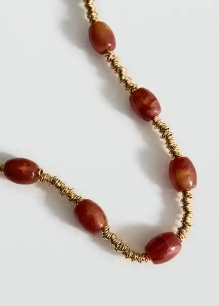 Collar Catrina Oro Talla 99 Mujer Mango