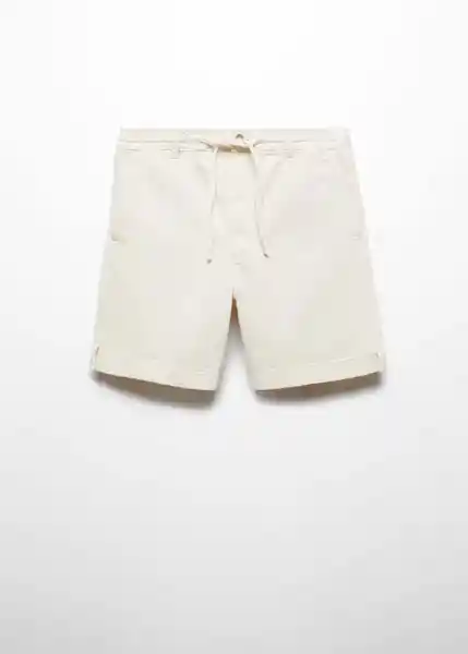 Bermuda Sada Offwhite Talla 42 Hombre Mango