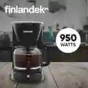 Finlandek Cafetera Eléctrica Negra