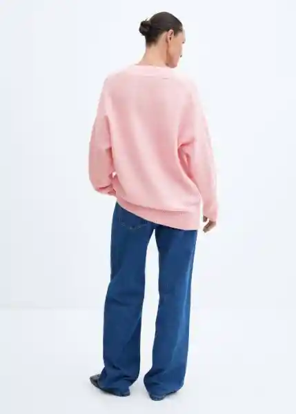 Jersey Taldorav Rosa Talla L Mujer Mango