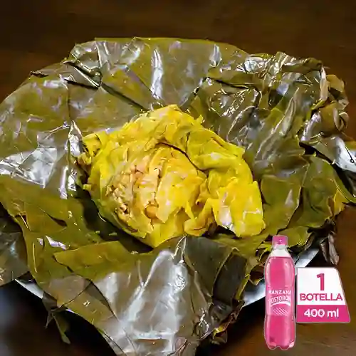 Combo Tamal Tolimense + Manzana 400 ml