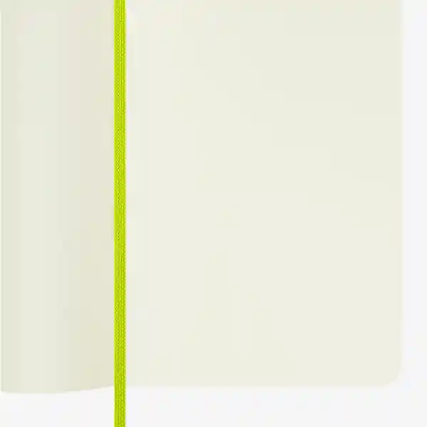 Moleskine Cuaderno Pequeño Blanca Verde Limon sc