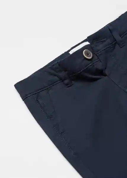 Pantalón Chino5 Niños Navy Talla 70 Mango