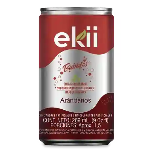 Ekii Soda Bubbles Arándanos