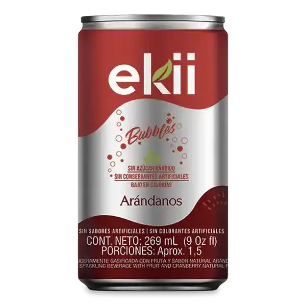 Ekii Soda Bubbles Arándanos