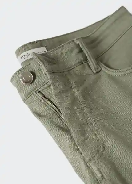 Pantalón Ibiza Khaki Talla 40 Hombre Mango