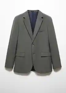 Blazer Americana Travel Verde Talla 48 Hombre Mango