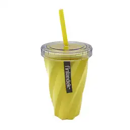 Vaso Pitillo Varias Amarillo