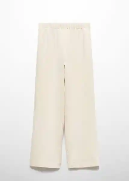 Pantalón Nei Beige Talla XS Mujer Mango