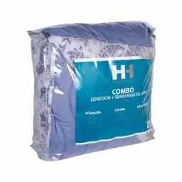 H&H Edredón + Juego de Cama Manantial Doble