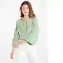  Camisa Free Mujer Verde Escarchado Claro Talla M Naf-Naf 
