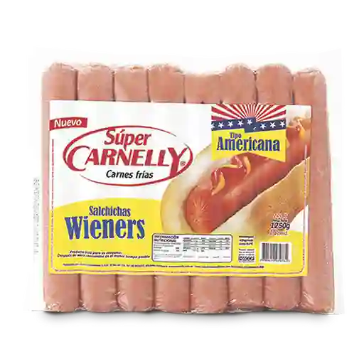 Carnelly Salchicha Wieners Tipo Americana